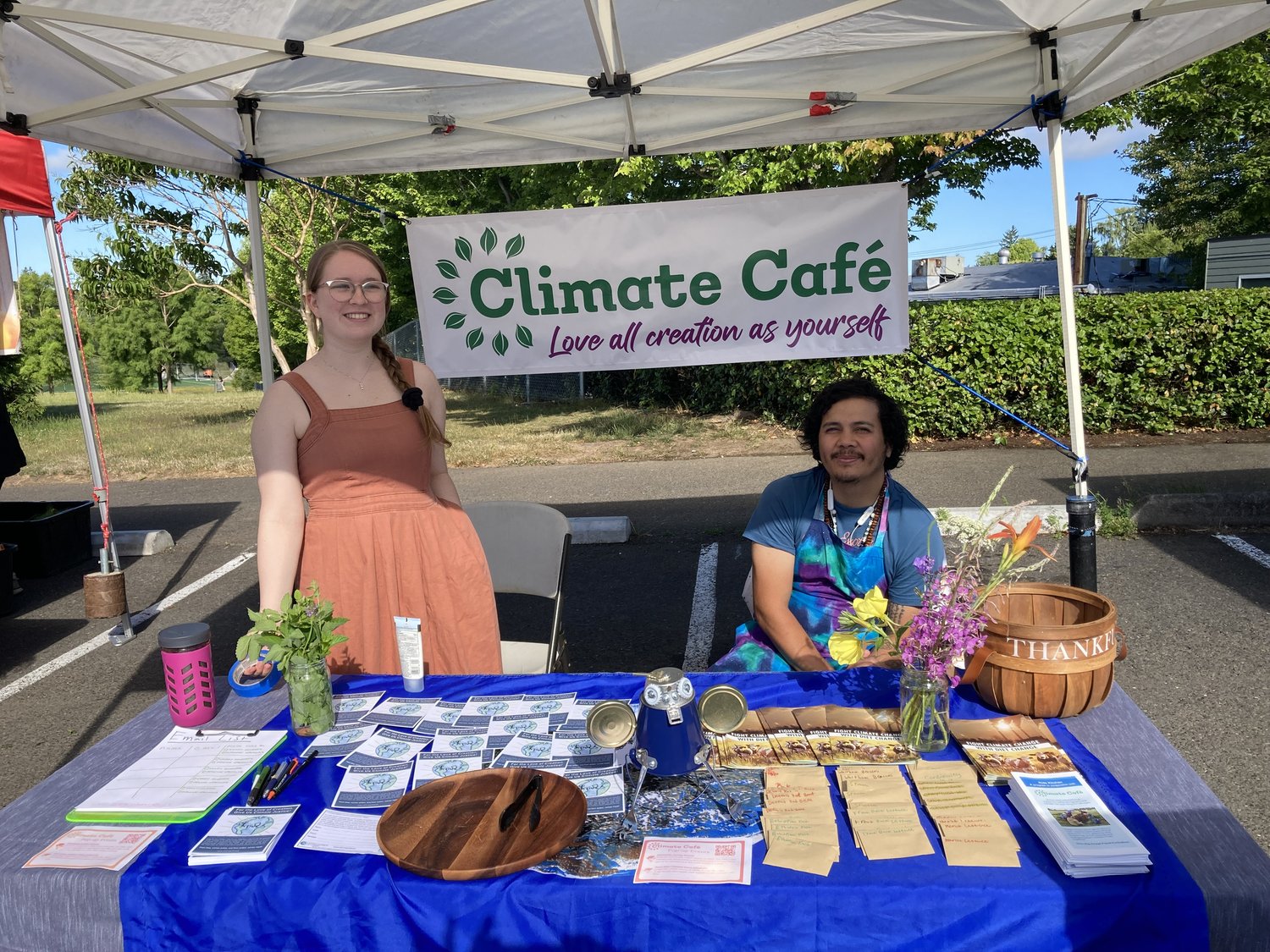 Tabling at the Hillsdale Farmers Market